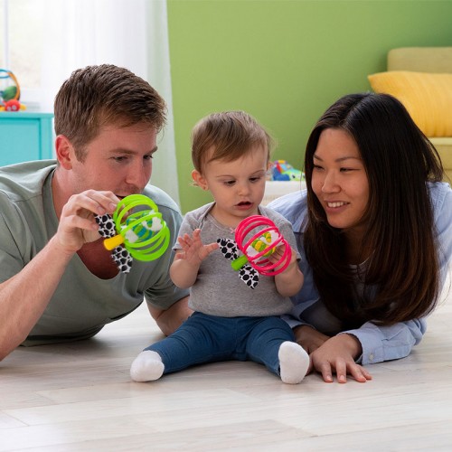 Lamaze Grip and Grab Apple Teether | Baby Toys | Baby Teether | 0 months+